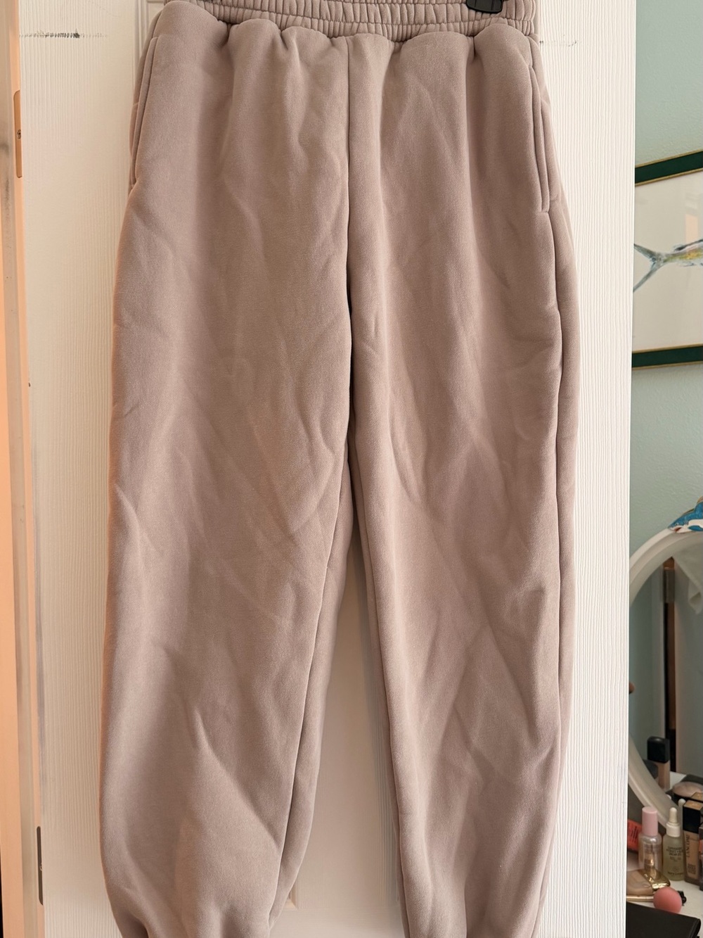 COMFRT Travel Essentials Sweatpants in Bark - S